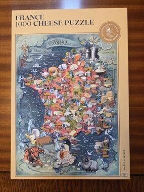 1000 Piece France Cheese Puzzle By Water And Wines